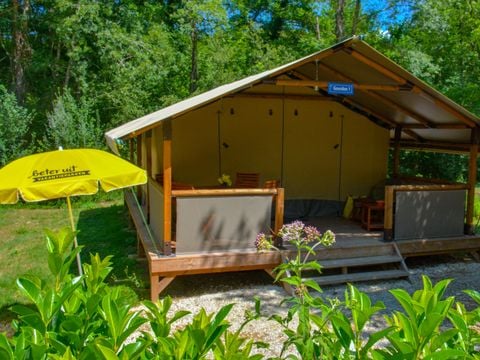 CANVAS AND WOOD TENT 5 people - Gourdon Lodge (without sanitary facilities)