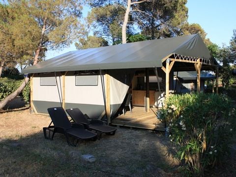 CANVAS AND WOOD TENT 6 people - LODGE TENT - 3 bedrooms