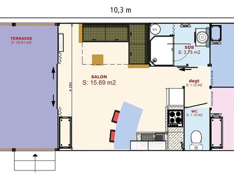 TENTE TOILE ET BOIS 5 personnes - Ecolodge Premium Sweet