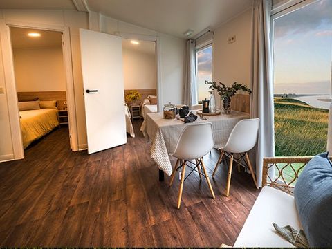 MOBILHOME 6 personnes - Comfort | 3 Ch. | 6 Pers. | Terrasse surélevée | Clim.