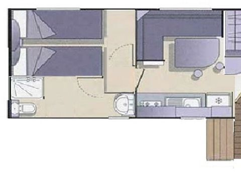 MOBILE HOME 4 people - air-conditioned