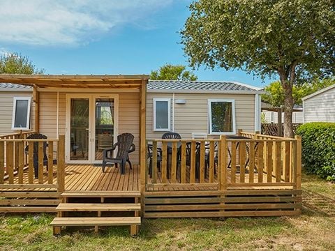 MOBILE HOME 6 people - Comfort | 3 Bedrooms | 6 Pers | Covered Terrace | Air Conditioning | TV