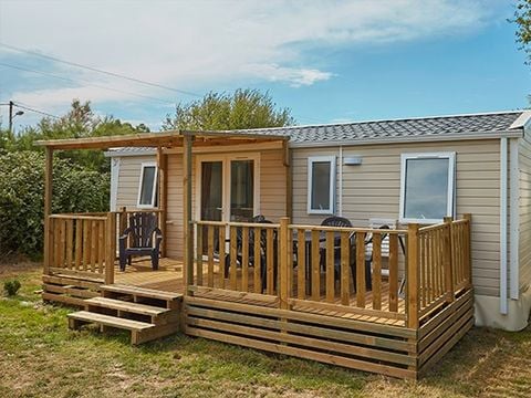 MOBILE HOME 6 people - Comfort | 3 Bedrooms | 6 Pers | Covered Terrace | Air Conditioning | TV