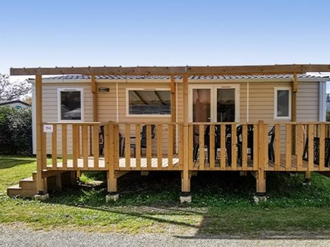 MOBILE HOME 6 people - Comfort XL | 3 Bedrooms | 6 Pers. | elevated terrace | Air conditioning | TV