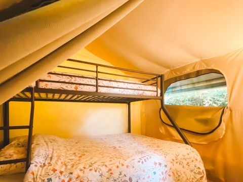 TENTE TOILE ET BOIS 5 personnes - LODGE KENYA (SANS SANITAIRES)