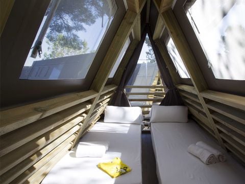 TENTE TOILE ET BOIS 4 personnes - Glamping Kentia