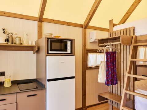 TENTE TOILE ET BOIS 4 personnes - Glamping