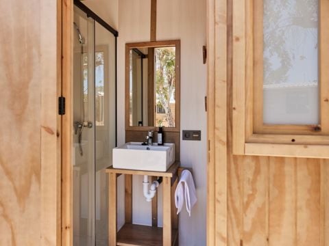 TENTE TOILE ET BOIS 4 personnes - Glamping