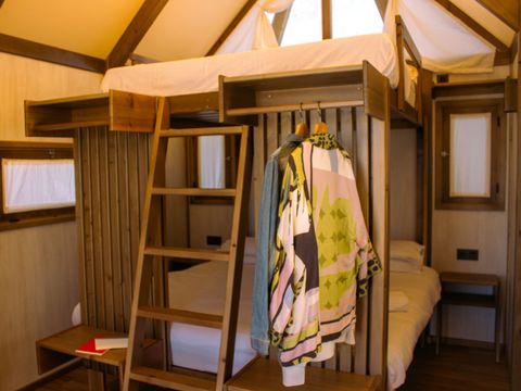 TENTE TOILE ET BOIS 4 personnes - Glamping