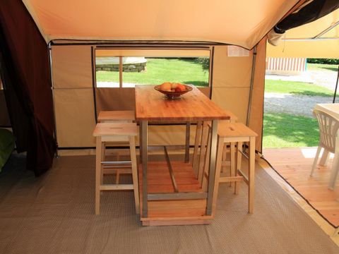 CANVAS AND WOOD TENT 4 people - Lodge Nature - Without sanitary facilities