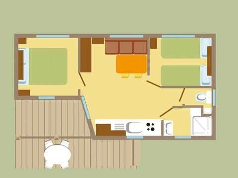 MOBILE HOME 4 people - COMFORT