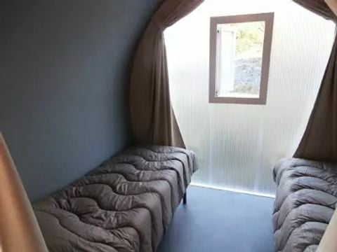 CANVAS AND WOOD TENT 4 people - Coco Sweet 3 Rooms 4 People Without Sanitary