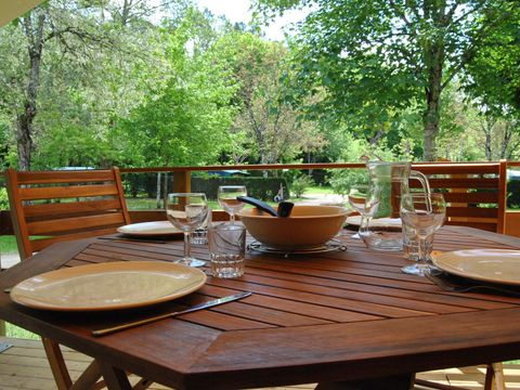 TENTE TOILE ET BOIS 4 personnes - Insolite - Tente Lodge 2 chambres - sans sanitaire -