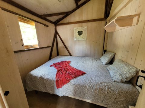 TENTE TOILE ET BOIS 5 personnes - Insolite Premium - Cabane lodge Africa 2 chambres - avec sanitaire -