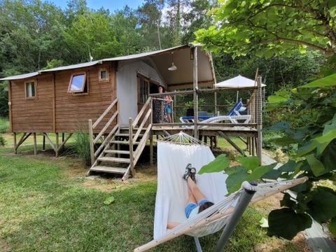 UNUSUAL ACCOMMODATION 5 people - Insolite Premium - Cabane lodge Africa 2 bedrooms - with sanitary facilities