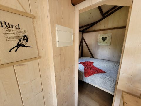 TENTE TOILE ET BOIS 5 personnes - Insolite Premium - Cabane lodge Africa 2 chambres - avec sanitaire -