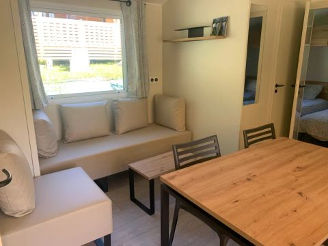 MOBILHOME 6 personnes - Confort 3 chambres - 33m² - Clim + TV -