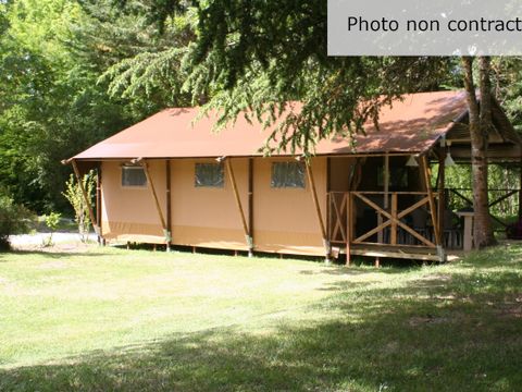 TENTE TOILE ET BOIS 4 personnes - Tente Lodge