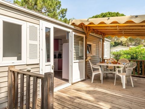 MOBILHOME 4 personnes - Mobil-home | Classic | 2 Ch. | 4 Pers. | Terrasse surélevée | Clim.