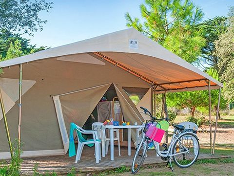 CANVAS AND WOOD TENT 5 people - Explorer | 2 Bedrooms | 4/5 People | No bathroom