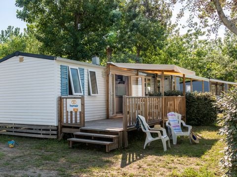 MOBILE HOME 6 people - Comfort XL | 2 Bedrooms | 4/6 Pers | Raised terrace | Air conditioning | TV