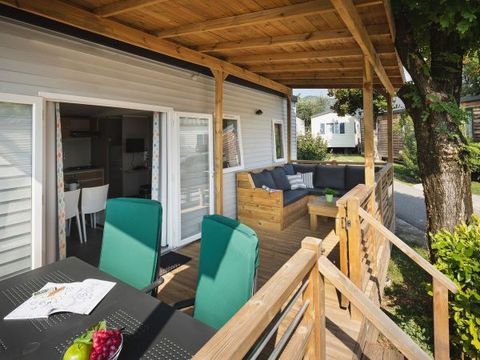 MOBILHOME 6 personnes - Mobil-home | Premium | 3 Ch. | 6 Pers. | Terrasse Lounge | Clim. | TV