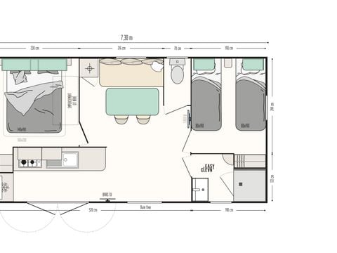 MOBILE HOME 5 people - COMFORT