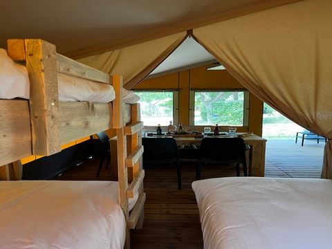 TENTE TOILE ET BOIS 5 personnes - Safari Lodge 37 m2