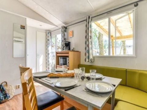 MOBILHOME 4 personnes - Mobil-home | Comfort | 2 Ch. | 4 Pers. | Terrasse surélevée | Clim.