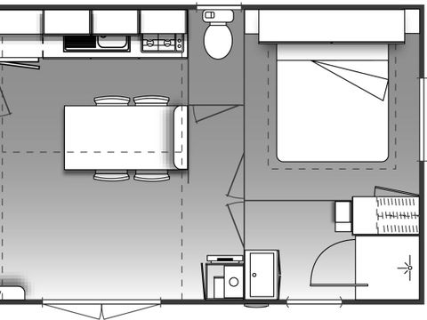 MOBILHOME 6 personnes - ACAPULCO 2CH - 2 Chambres