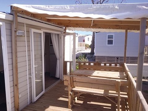 MOBILE HOME 4 people - Comfort | 2 Bedrooms | 4 Pers | Raised terrace | Air conditioning