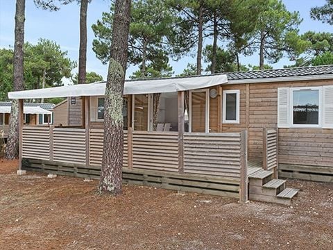 MOBILE HOME 6 people -  Comfort XL | 3 Bedrooms | 6 Pers | Raised terrace | Air conditioning