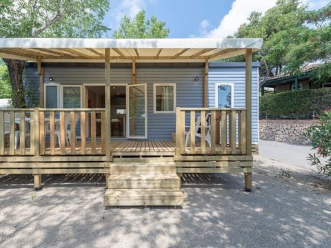 MOBILE HOME 6 people -  Comfort XL | 3 Bedrooms | 6 Pers | Raised terrace | Air conditioning