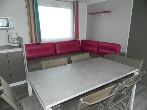 MOBILHOME 8 personnes - PREMIUM 36m² (3 chambres) + Terrasse - vue mer