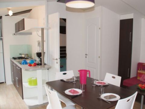 MOBILE HOME 8 people - COMFORT MOBILE-HOME WITHOUT AIR CONDITIONING 3 bedrooms, 34 m² / 37 m²