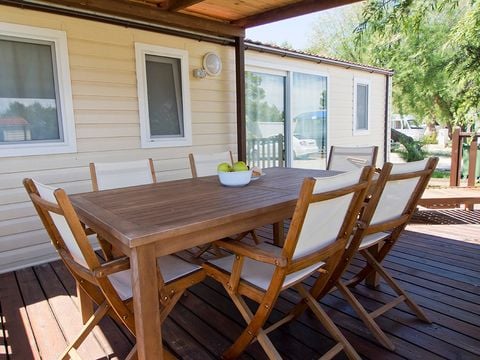 MOBILE HOME 6 people - Mobile-home | Comfort XL | 3 Bedrooms | 6 People | Covered Terrace | Air-conditioning | TV