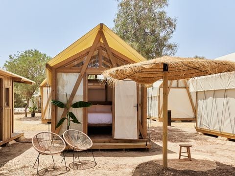 TENTE TOILE ET BOIS 2 personnes - Glamping