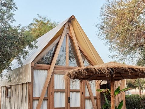 TENTE TOILE ET BOIS 4 personnes - Glamping