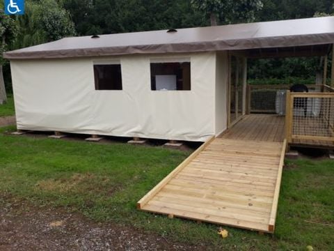 CANVAS AND WOOD TENT 4 people - Ecolodge (without sanitary facilities)