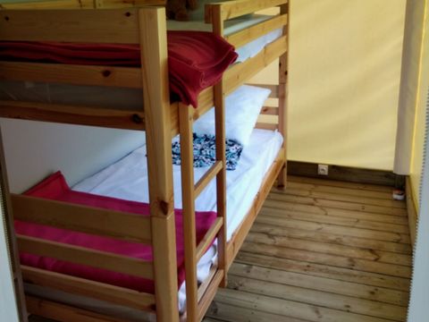 CANVAS AND WOOD TENT 4 people - Ecolodge (without sanitary facilities)