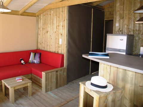 BUNGALOW TOILÉ 5 personnes - Sweet Flower 32m² PREMIUM 2 chambres + terrasse couverte