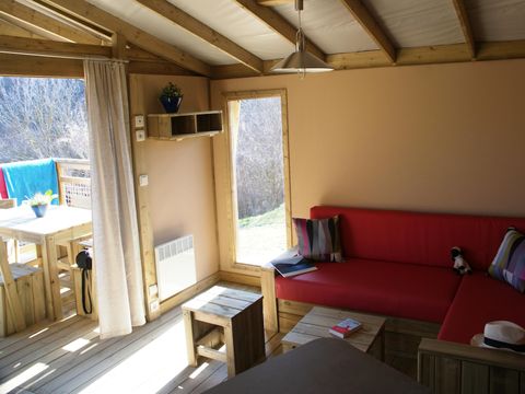 BUNGALOW TOILÉ 5 personnes - Sweet Flower 32m² PREMIUM 2 chambres + terrasse couverte