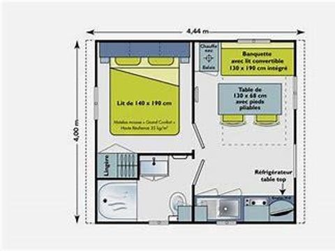 MOBILE HOME 2 people - PLEASURE