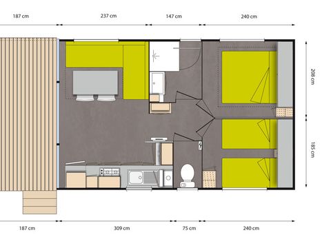 MOBILE HOME 4 people - Comfort mobile home