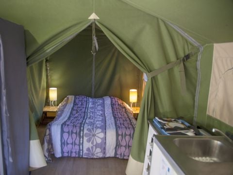 TENT 5 people - Comfort 37 m² 2 bedrooms (without bathroom)