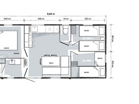 MOBILE HOME 6 people - Premium mobile home (2019)