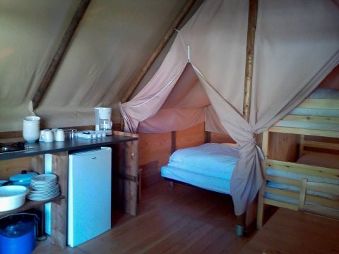 TENTE TOILE ET BOIS 5 personnes - LODGE AMAZONE