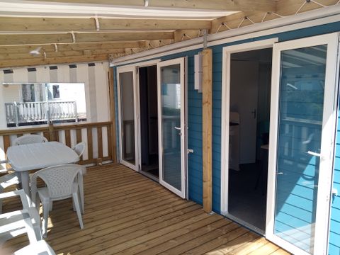 MOBILHOME 6 personnes - 3 chambres CONFORT terrasse couverte (5/6p 30m²)