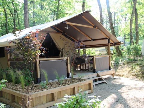 CANVAS AND WOOD TENT 5 people - MOKORO LODGE (WITHOUT SANITARY FACILITIES)