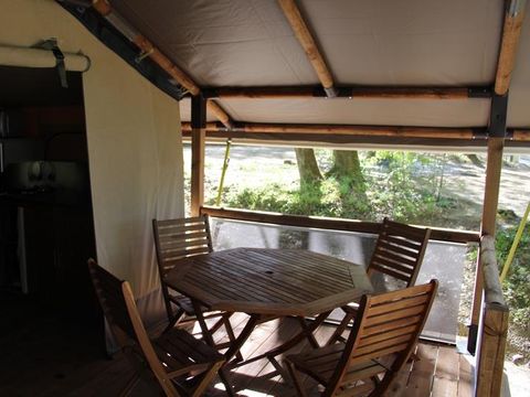 CANVAS AND WOOD TENT 5 people - MOKORO LODGE (WITHOUT SANITARY FACILITIES)